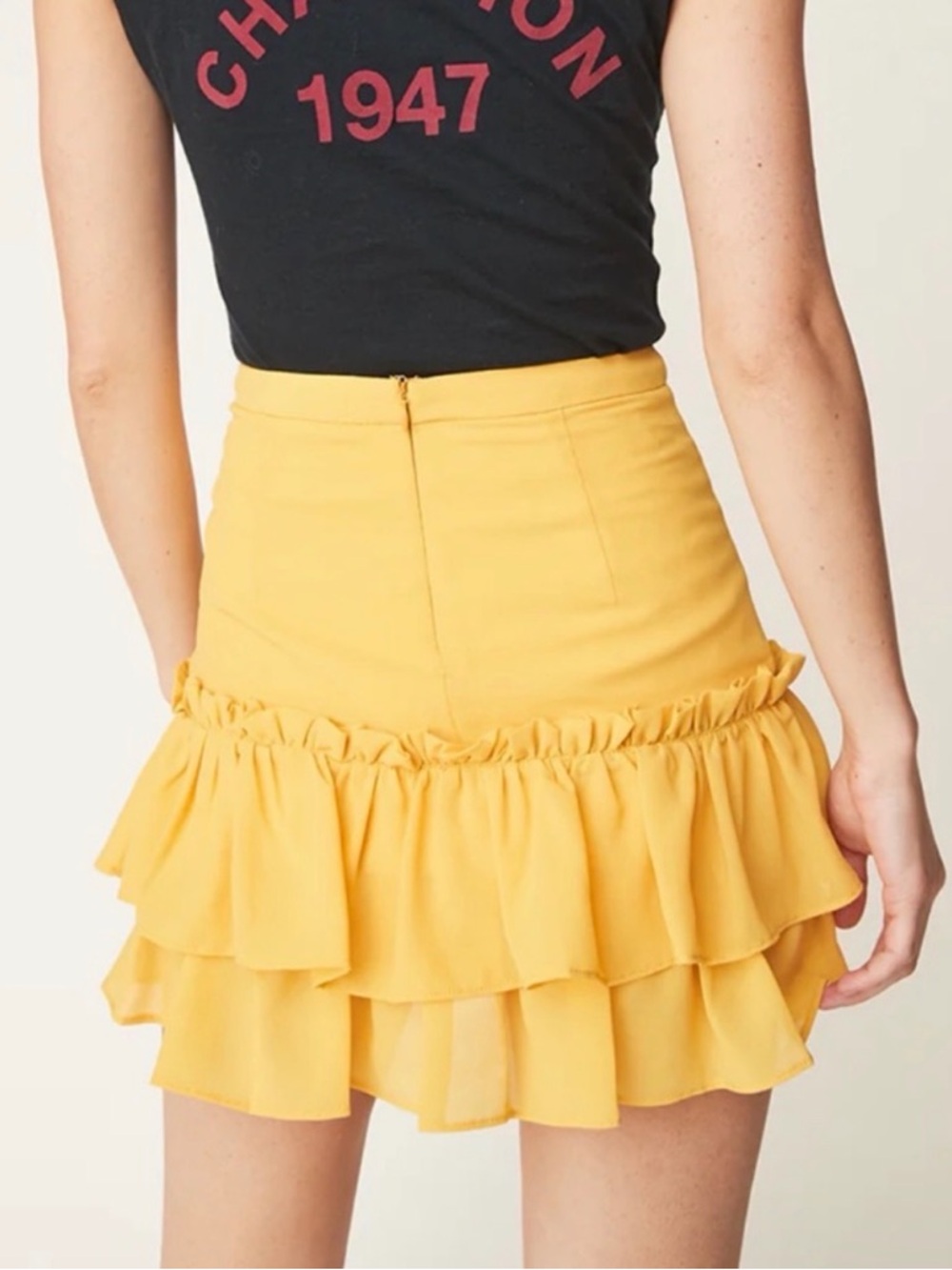 LPA Ruffle Mini Skirt - XS - Picture 3 of 10